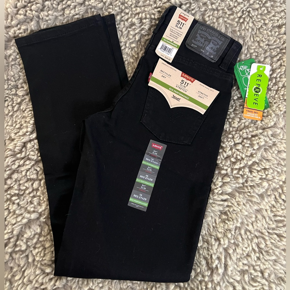 LEVIS 511 New with tags! Sz 14/ 27” waist